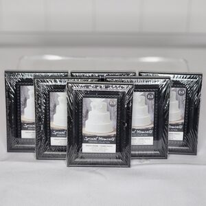 6pc Special Moments Black Photo Frame Set
